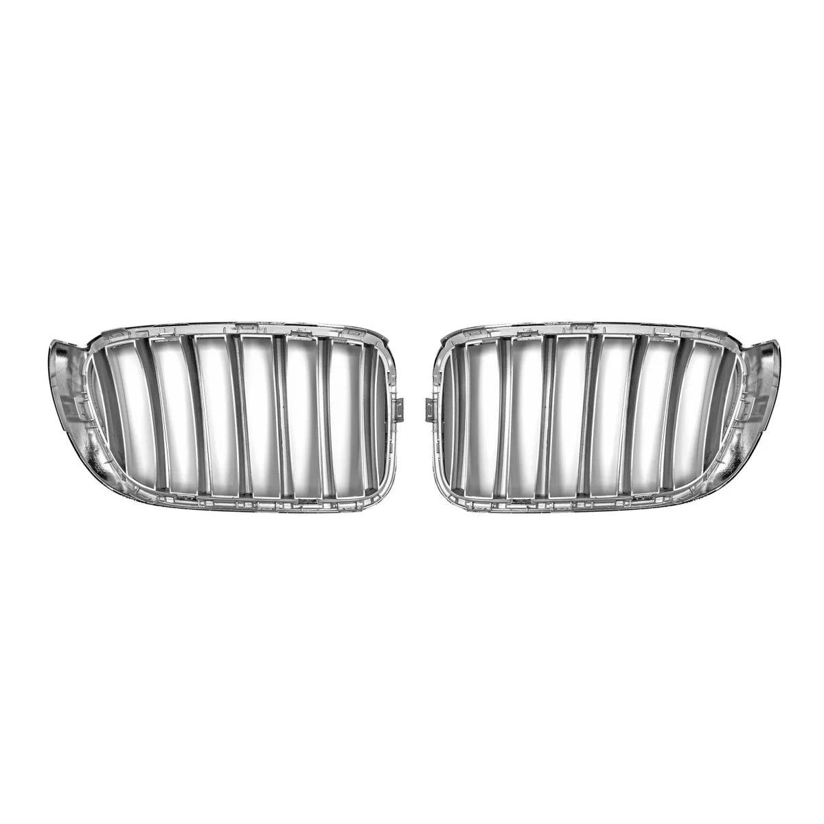 Griglia Anteriore Cromata Grigia per BMW X3 F25 2014-2017 X4 F26 2014-2018