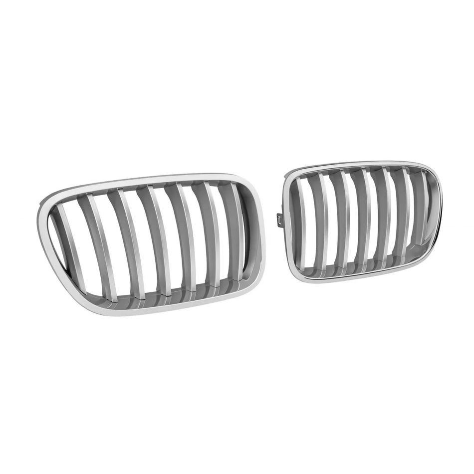 Griglia Anteriore Cromata Grigia per BMW X3 F25 2010-2014