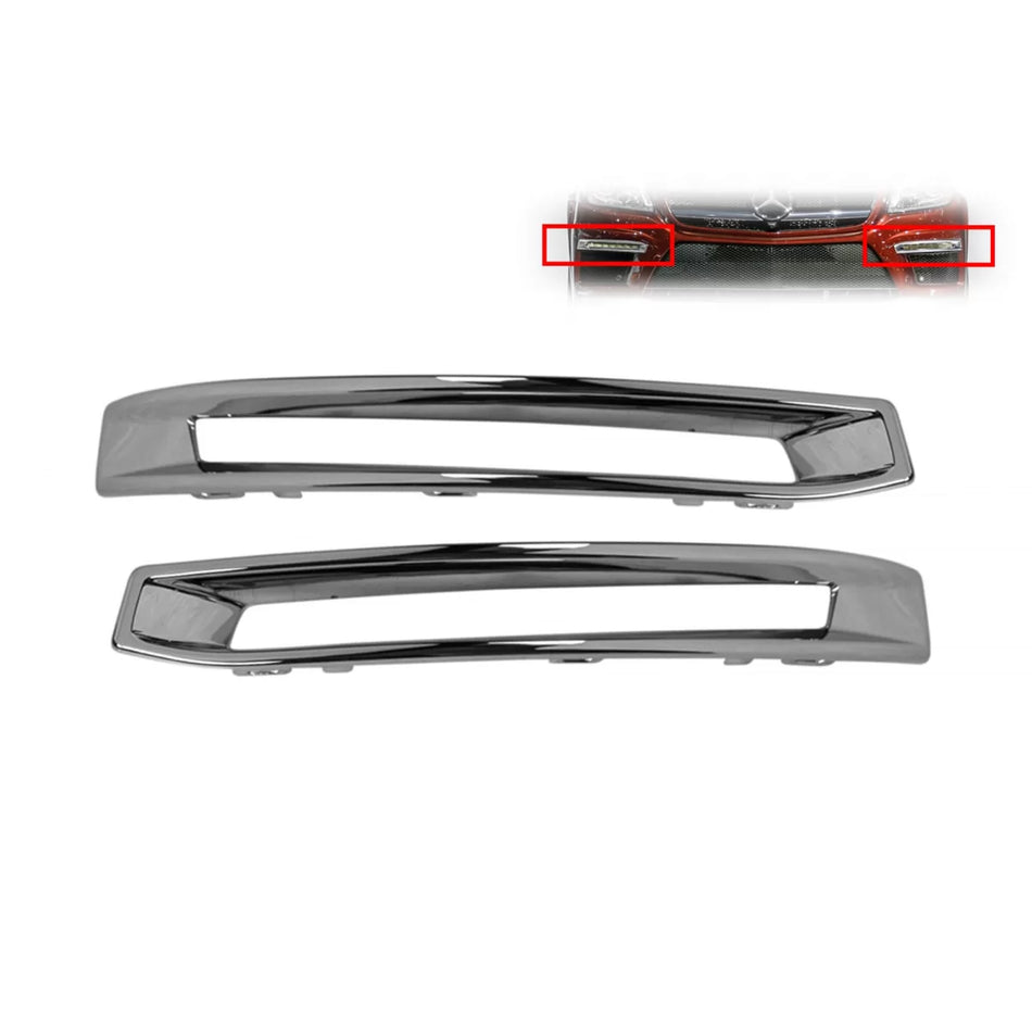 Cornice Cromata Luci Diurne Anteriore Sinistra e Destra per Mercedes Gl X166
