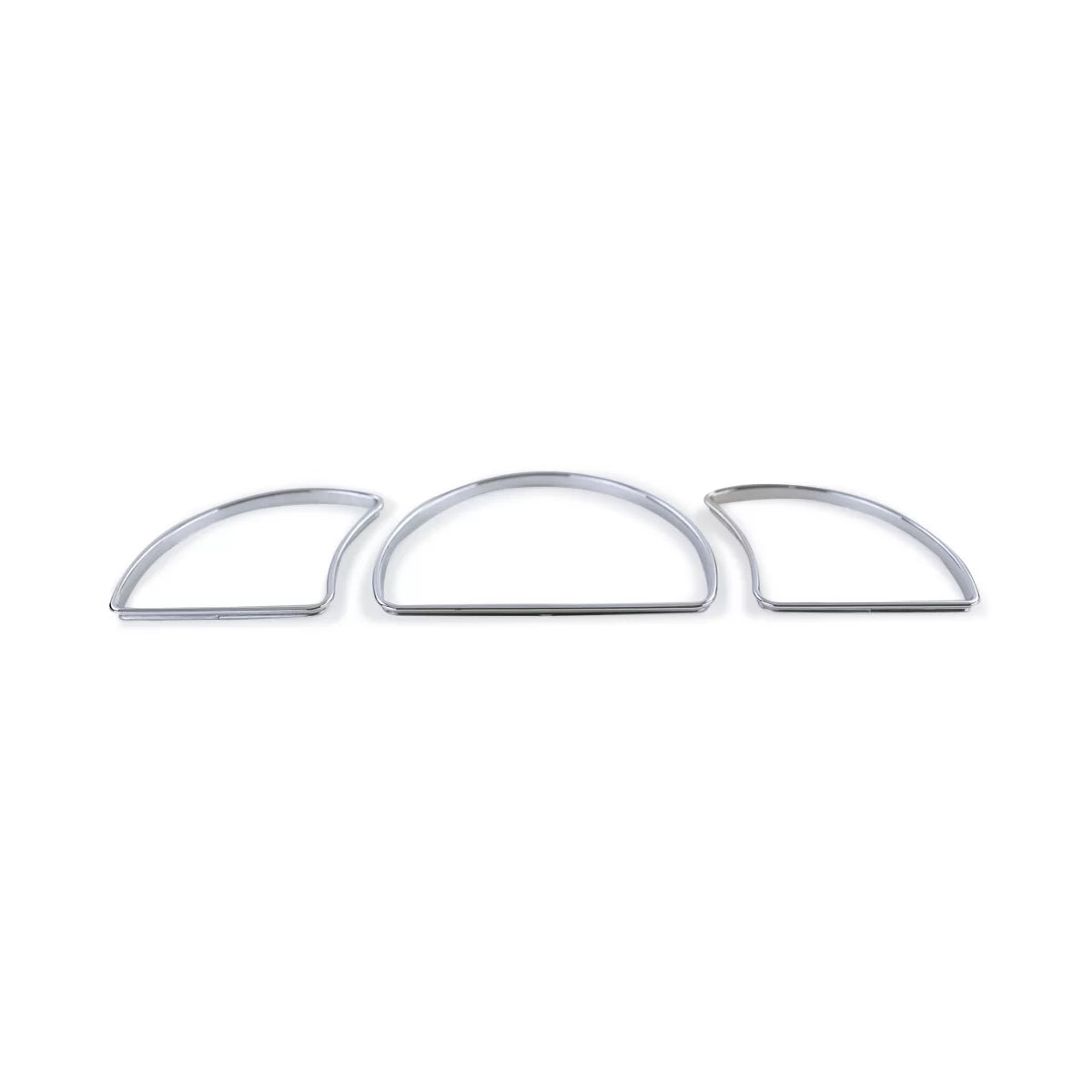 Anelli Contagiri Cromati 3 Pezzi Clip-on per Opel Astra F Vectra a