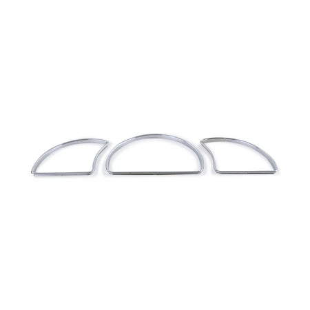 Anelli Contagiri Cromati 3 Pezzi Clip-on per Opel Astra F Vectra a