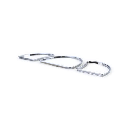 Anelli Contagiri Cromati 3 Pezzi Clip-on per Opel Astra F Vectra a