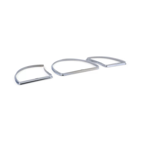 Anelli Contagiri Cromati 3 Pezzi Clip-on per Opel Astra F Vectra a