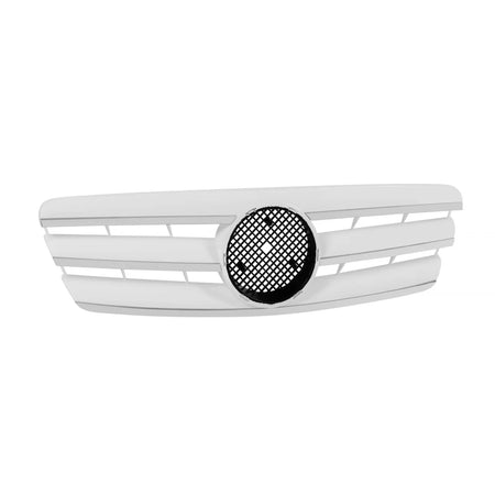 Griglia Cromata Bianca Anteriore per Mercedes Classe C W203 2000-2007