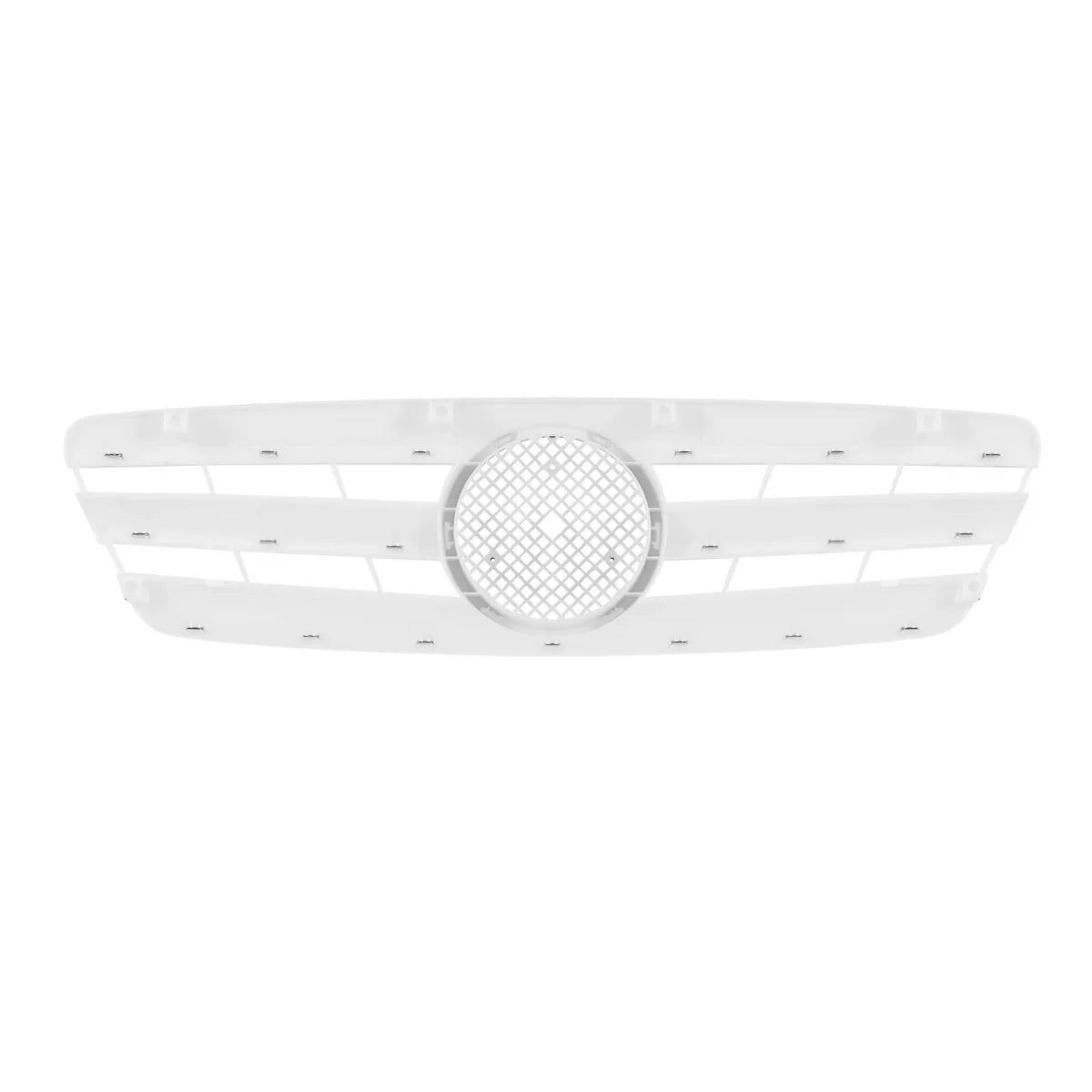 Griglia Cromata Bianca Anteriore per Mercedes Classe C W203 2000-2007