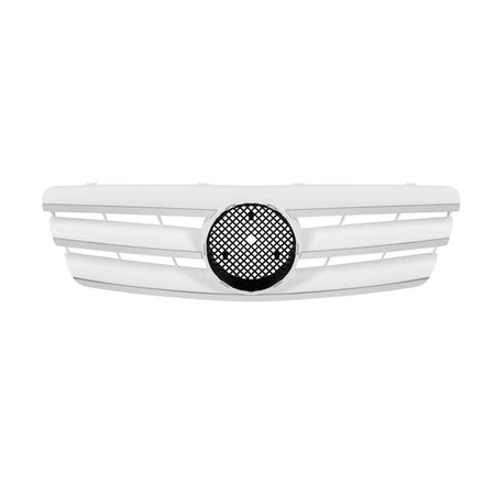 Griglia Cromata Bianca Anteriore per Mercedes Classe C W203 2000-2007