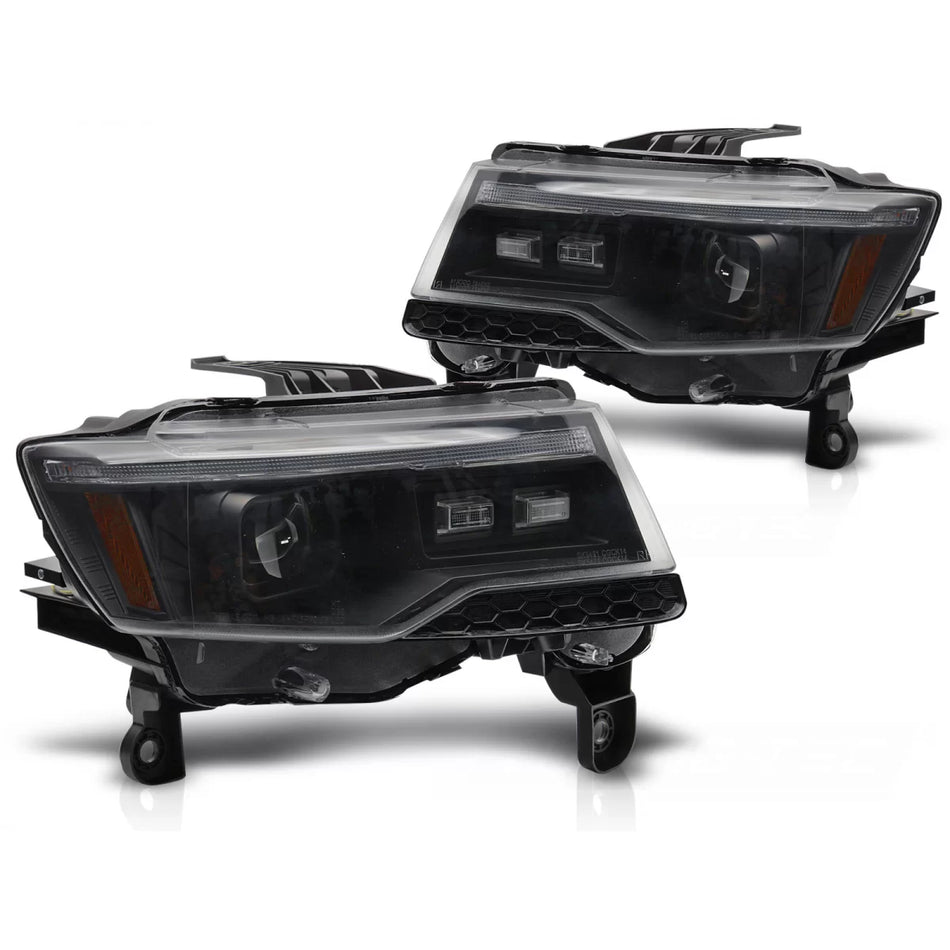 Kit Fari Tubo Nero Sequenziale HID per Jeep Grand Cherokee 14-21