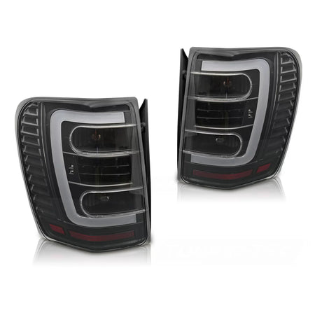 Fanale Posteriore LED Nero Trasparente per Jeep Grand Cherokee 99-05.05