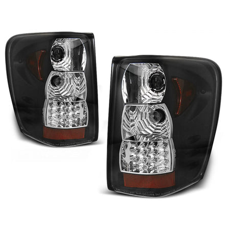 Faro Posteriore Nero LED per Jeep Grand Cherokee 99-05.05