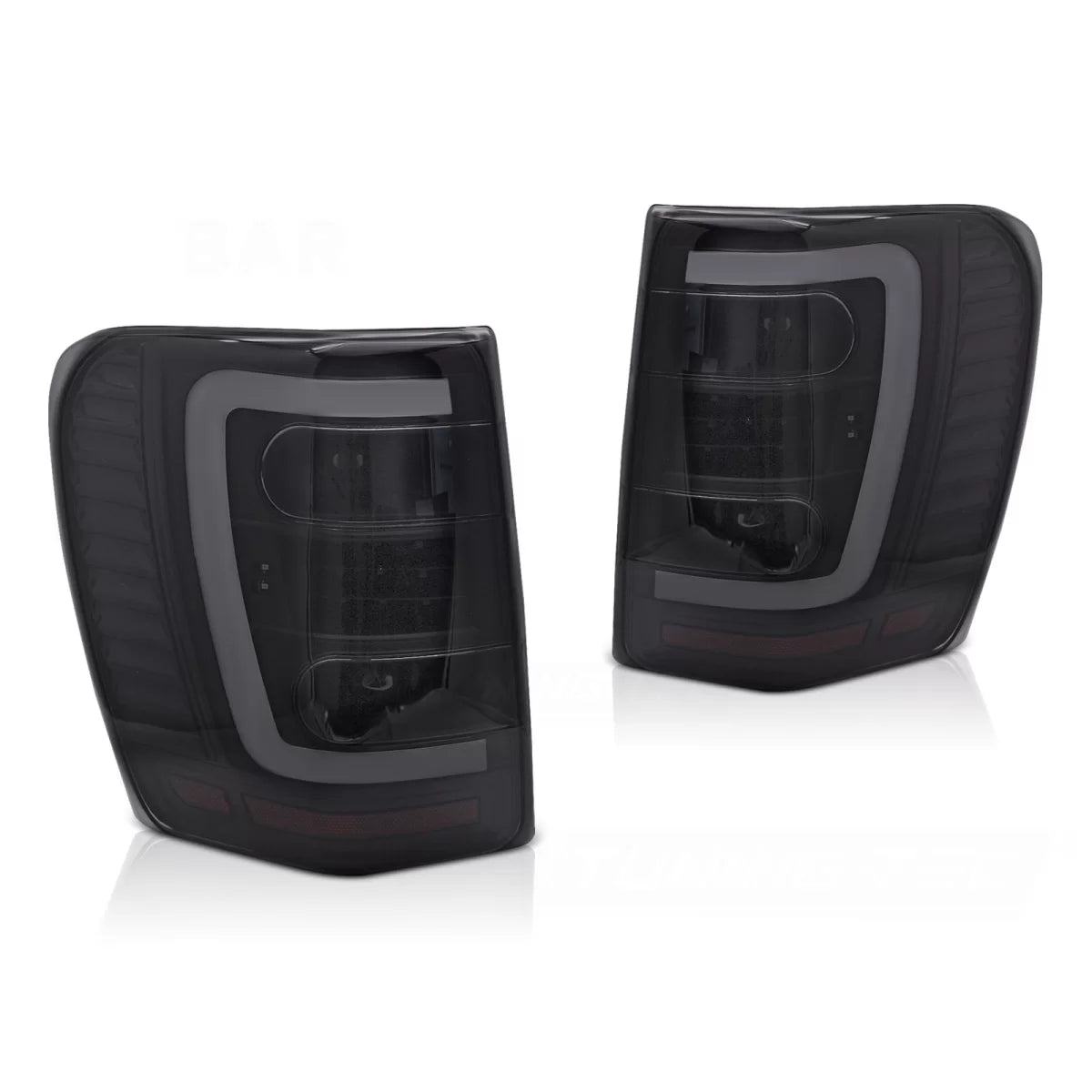 Fanale Posteriore Nero Fumé LED per Jeep Grand Cherokee 99-05.05