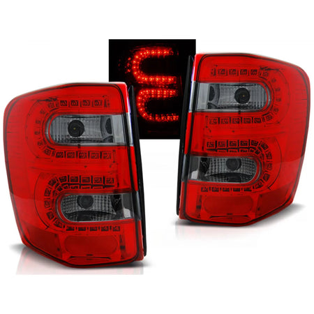 Fanale Posteriore Rosso Fumè LED per Jeep Grand Cherokee 99-05.05