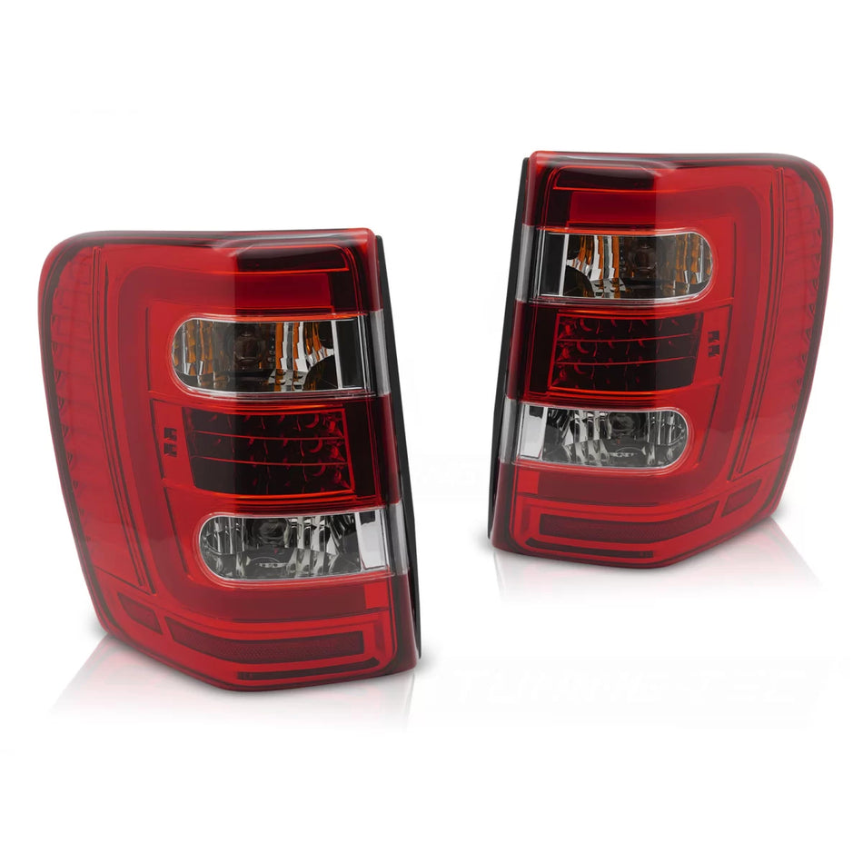 Faro Posteriore Rosso Bianco LED per Jeep Grand Cherokee 99-05.05
