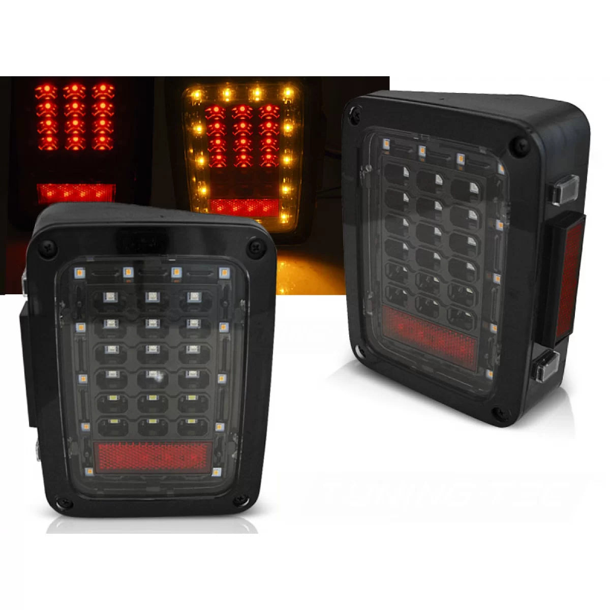 LED Nero per Jeep Wrangler Jk 07-18