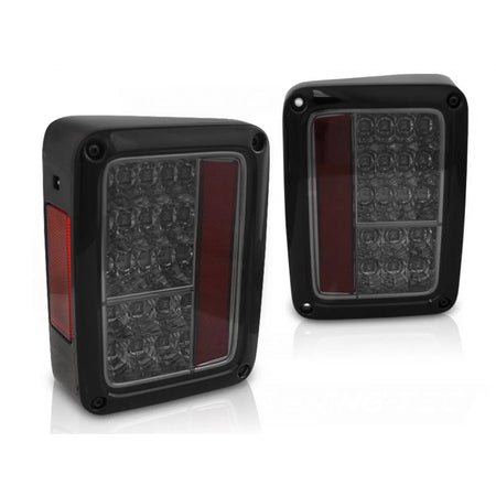 Fanale Posteriore LED Fumé per Jeep Wrangler Jk 07-18