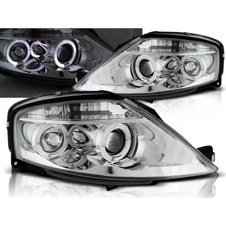 Fanale Angel Eyes Cromato Anteriore Citroën C3 03.02-09