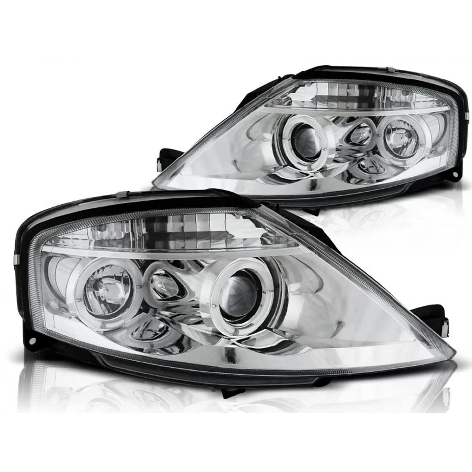Fanale Angel Eyes Cromato Anteriore Citroën C3 03.02-09
