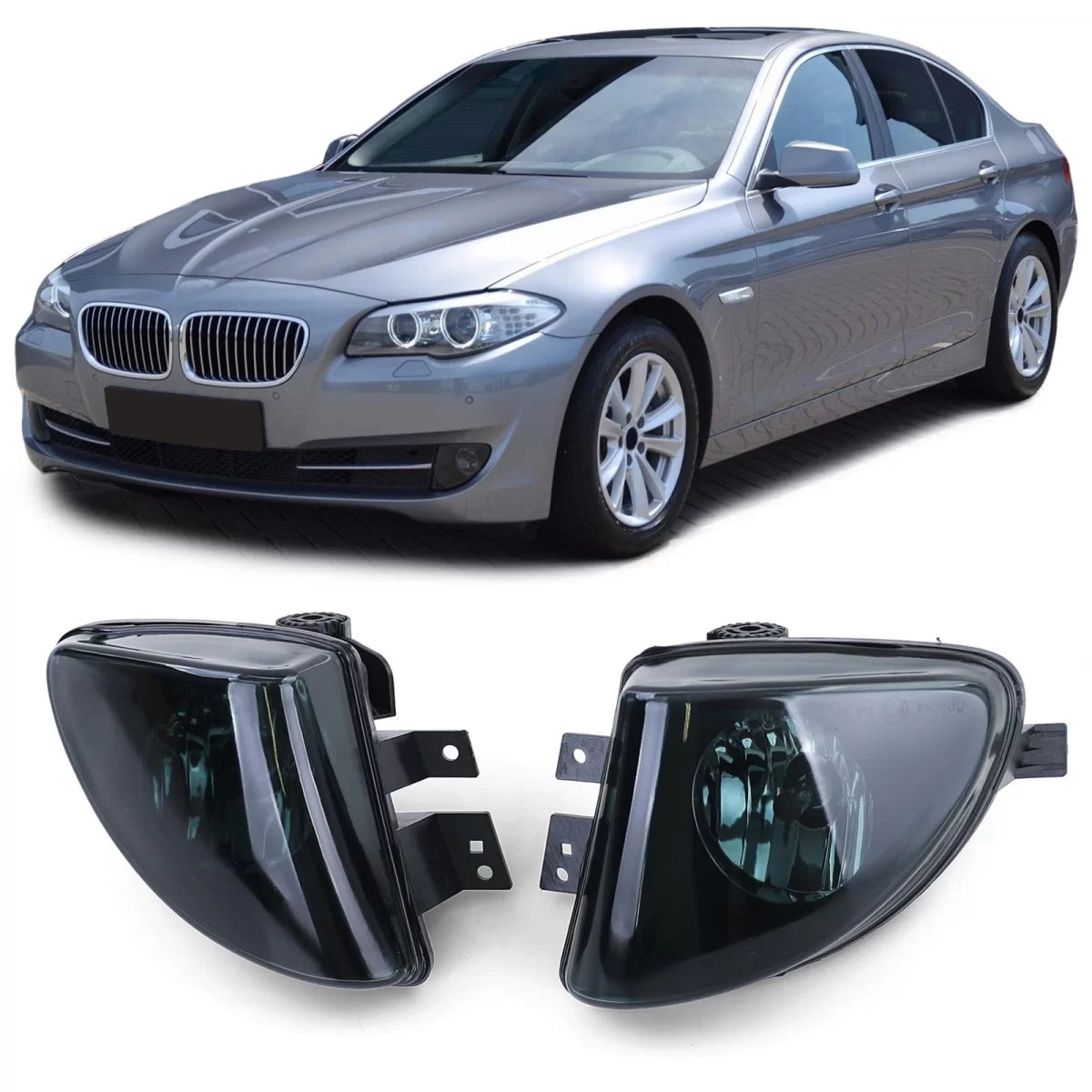 Fendinebbia Vetro Trasparente Fumo Nero Anteriore BMW F10 F11 GT F07 2010-2013