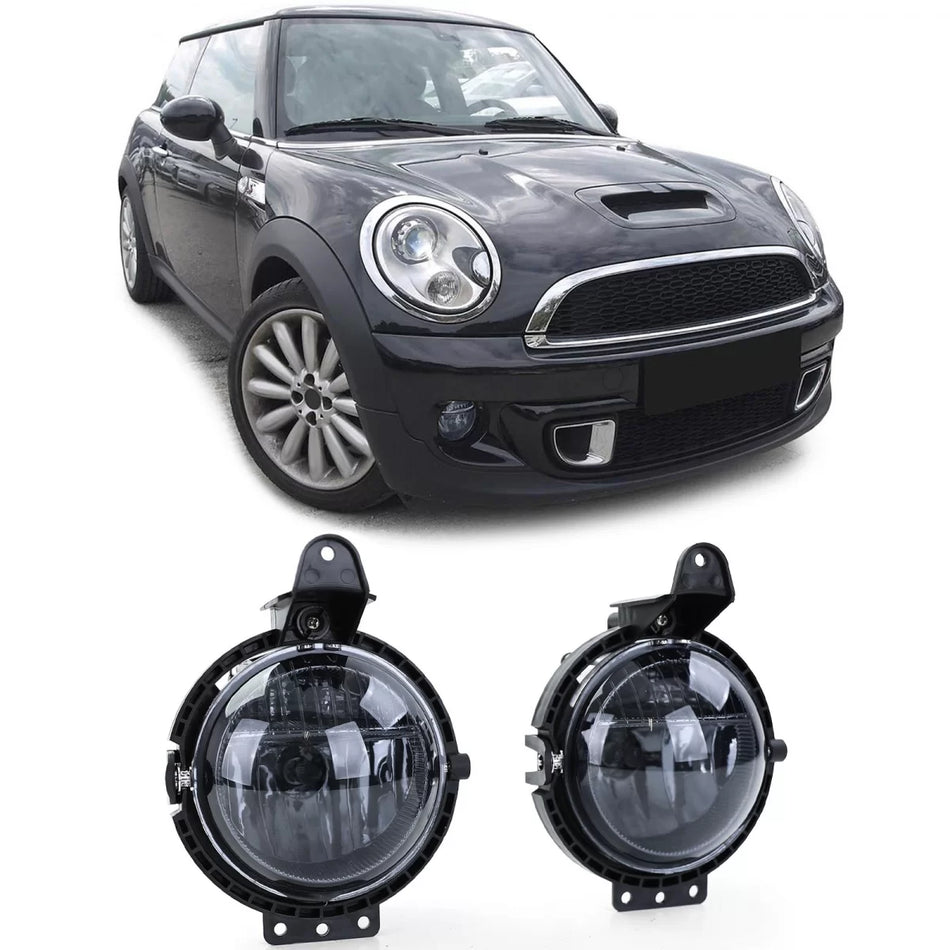 Fendinebbia Vetro Trasparente Fumo Nero per Mini R55 R56 R57 R58 R59 06-13