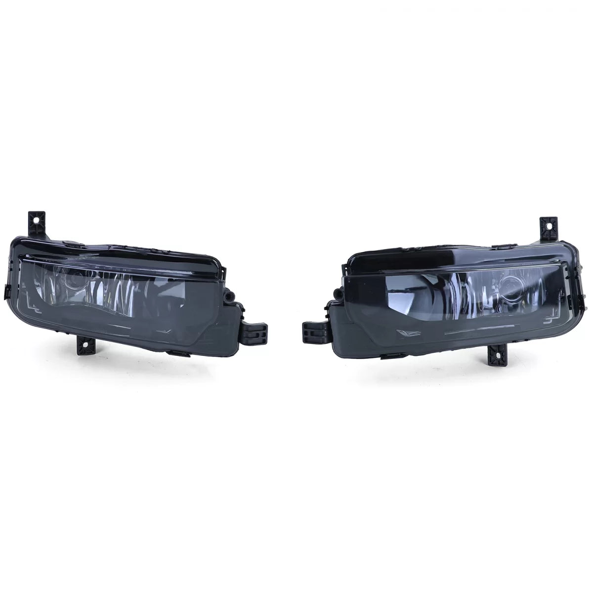 Fendinebbia Vetro Trasparente Fumo Nero Coppia per VW T6 Bus Transporter