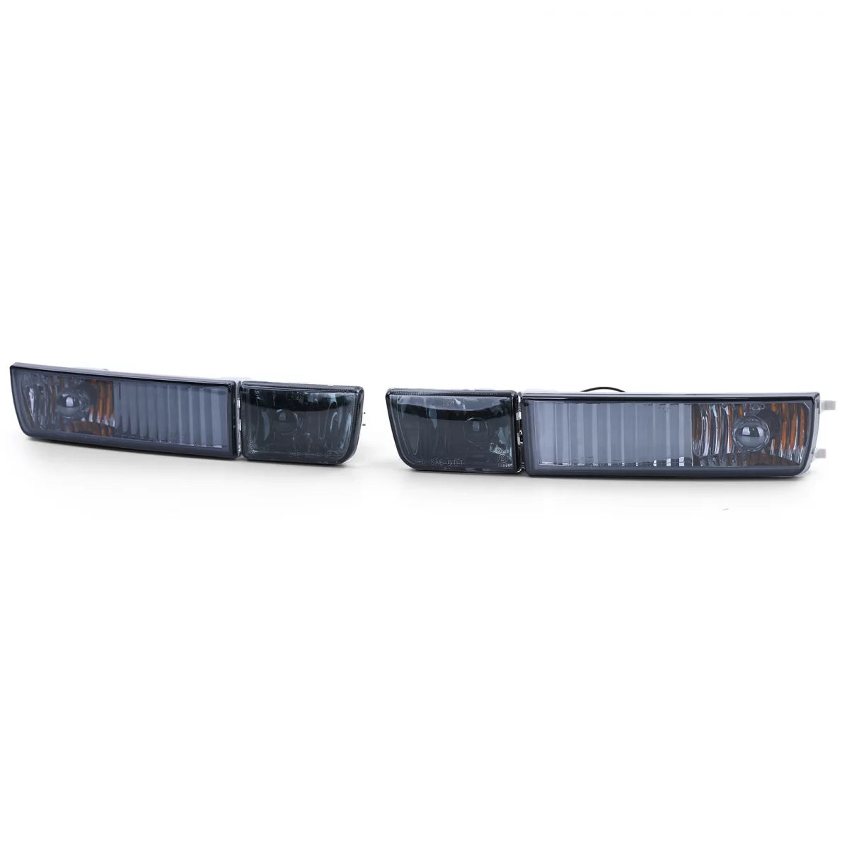 Fendinebbia Vetro Trasparente con Freccia Fumo Nero per VW Golf 3 Vento 91-97