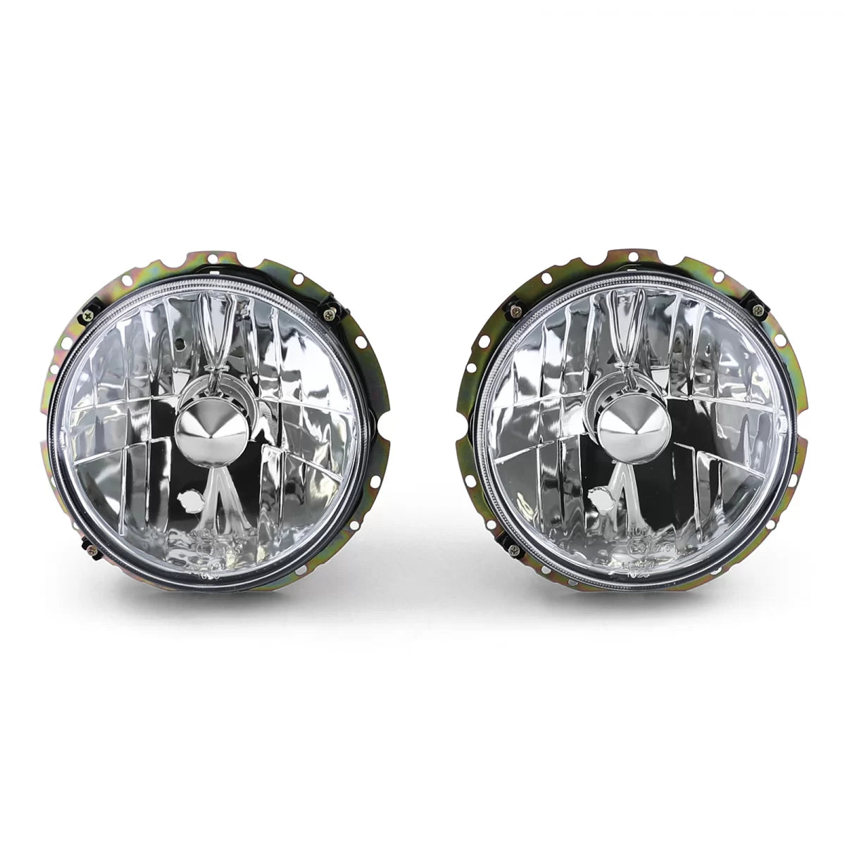 Fari Vetro Trasparente H4 Cromato Anteriore per Volkswagen Lt 28 35 40 45 75-85