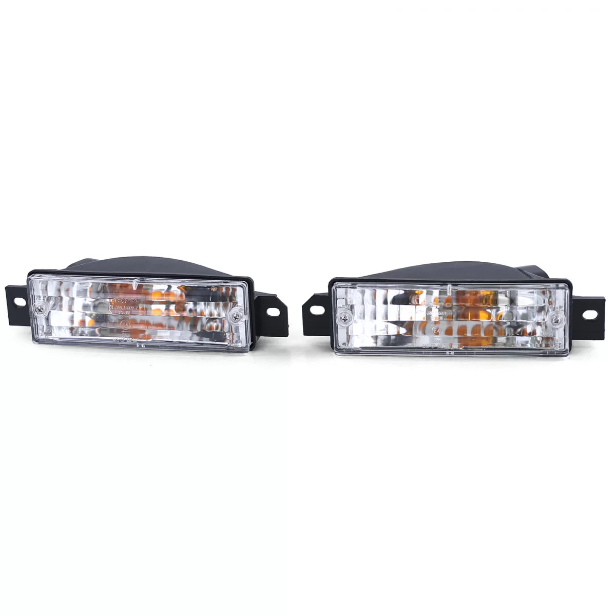 Fanali Indicatori Bianchi con Luce Posizione e Lampadine per BMW Serie 3 E30