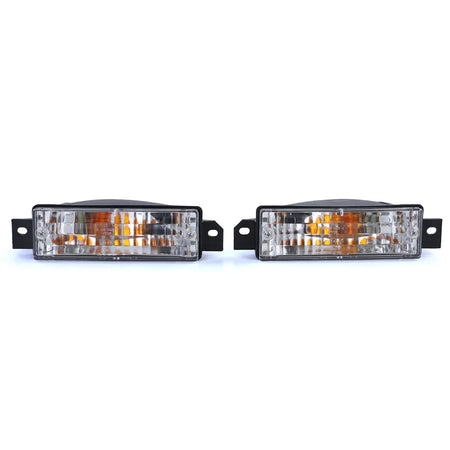 Fanali Indicatori Bianchi con Luce Posizione e Lampadine per BMW Serie 3 E30