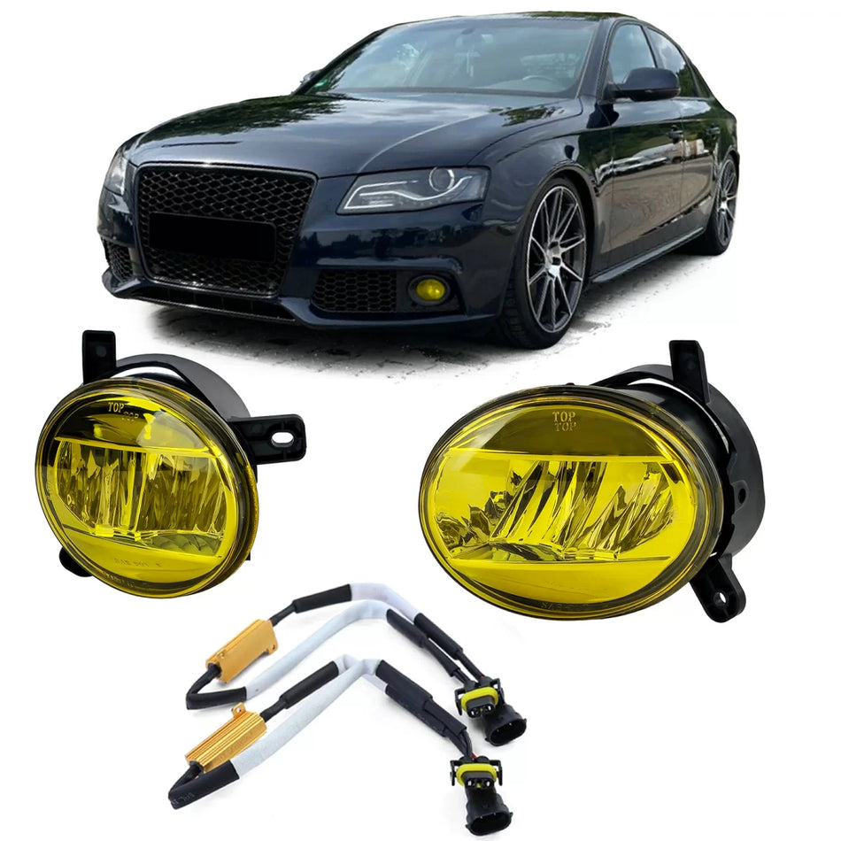 Fendinebbia Vetro Trasparente LED Giallo Anteriore Audi A4 8K A6 4F Q5 Seat Exeo