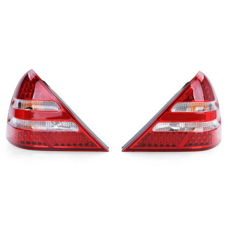 Fanali Posteriori LED Rossi Trasparenti Coppia per Mercedes SLK R170 96-04