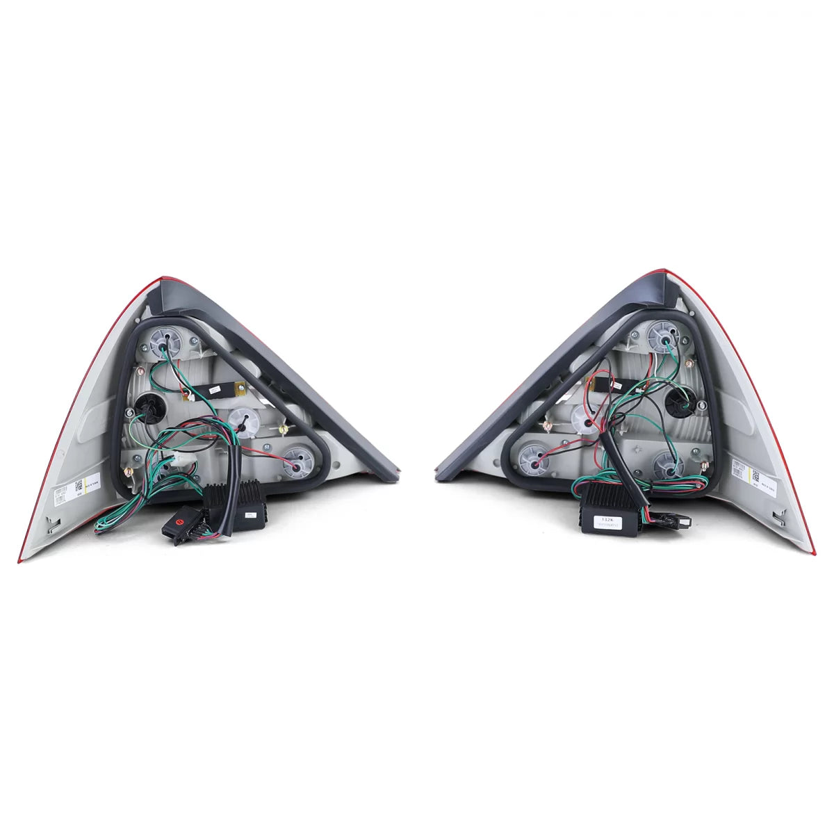 Fanali Posteriori LED Rossi Trasparenti Coppia per Mercedes SLK R170 96-04
