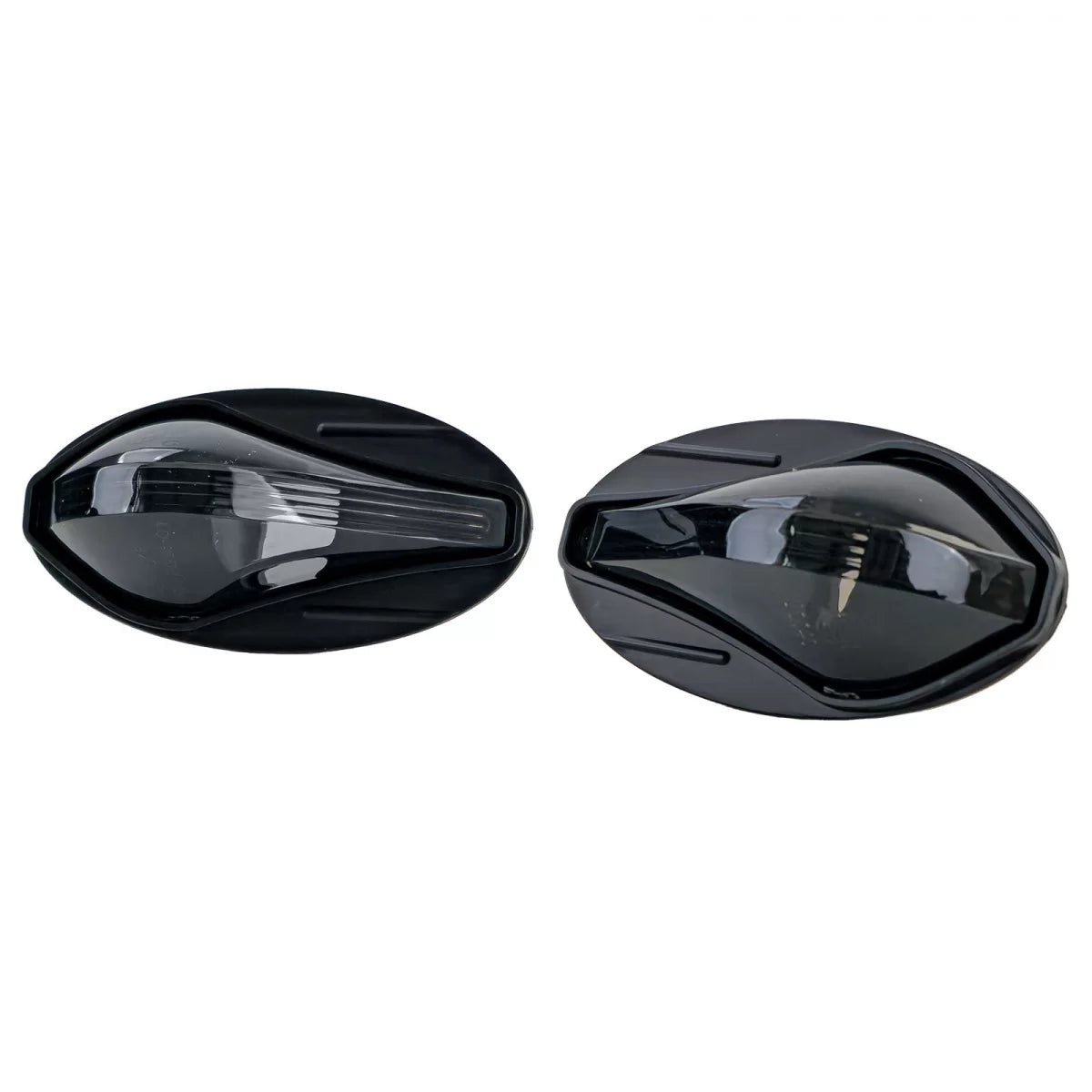 Fanale Freccia Laterale Vetro Trasparente Nero per Peugeot 107 206 Sw Cc 307