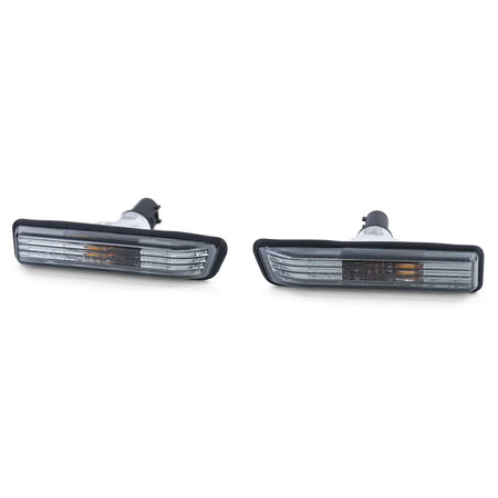 Fanale Laterale Vetro Trasparente Fumo Nero per BMW Serie 3 E36