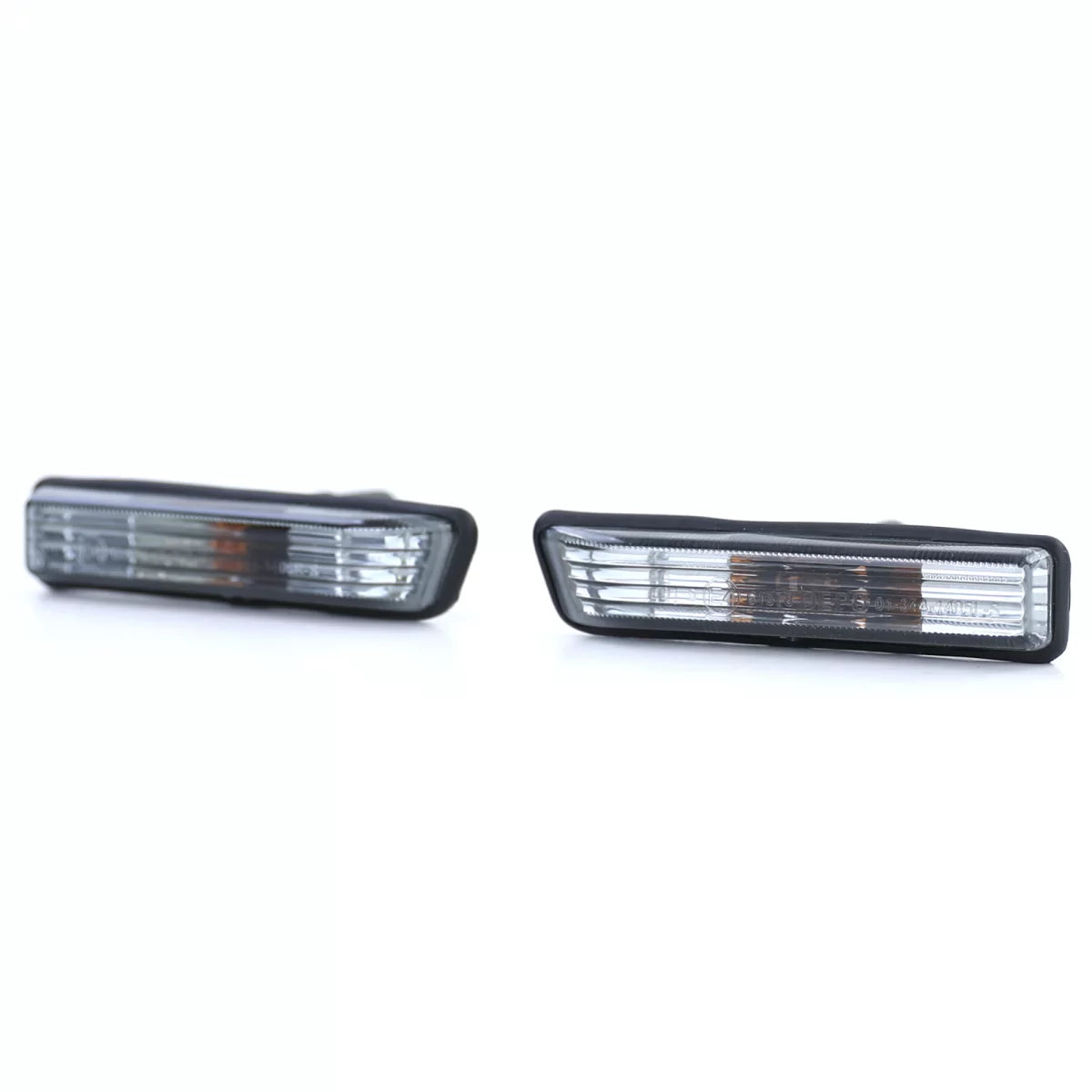 Fanale Laterale Vetro Trasparente Fumo Nero per BMW Serie 3 E36