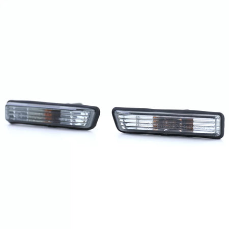 Fanale Laterale Vetro Trasparente Fumo Nero per BMW Serie 3 E36