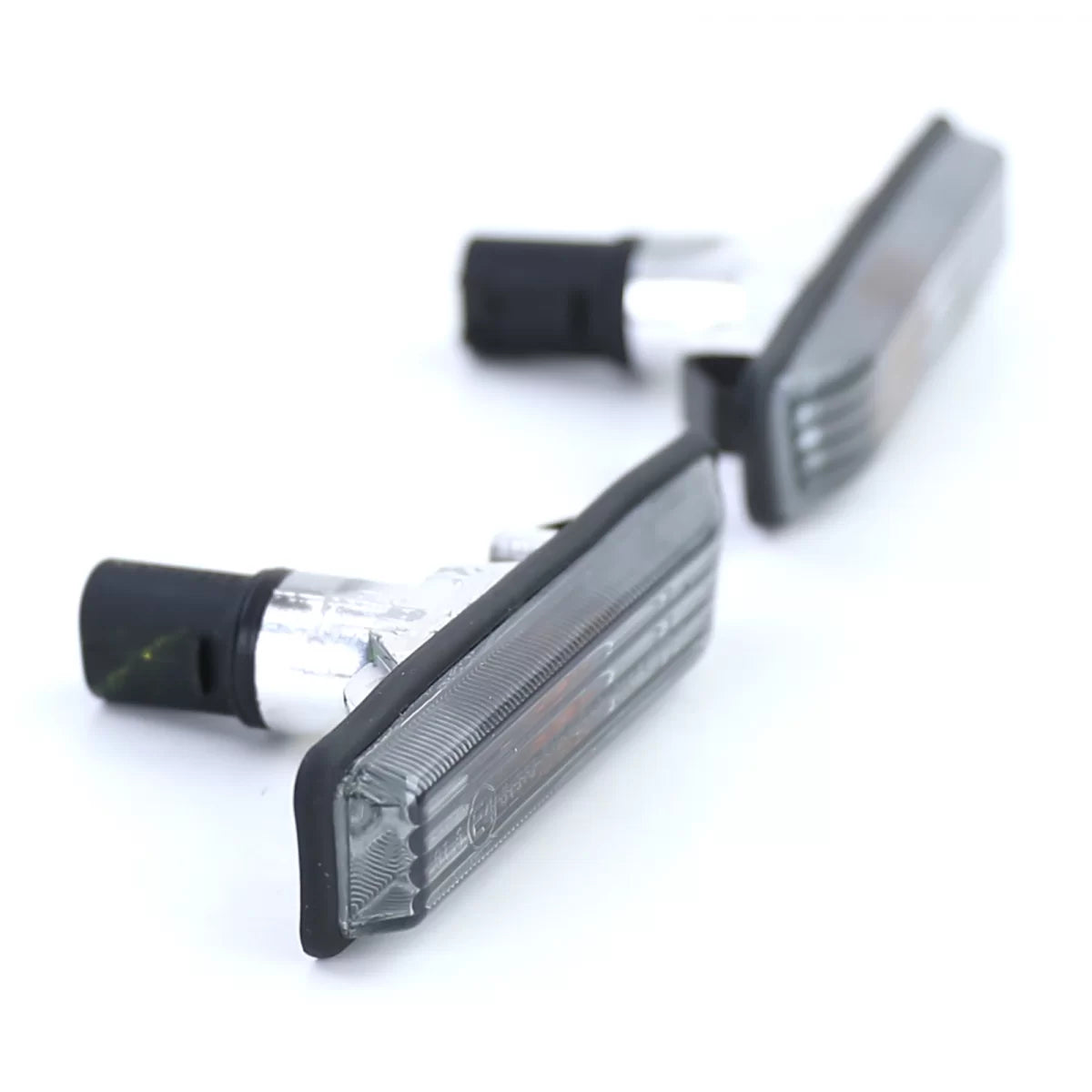 Fanale Laterale Vetro Trasparente Fumo Nero per BMW Serie 3 E36