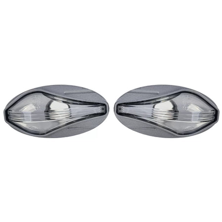 Fanale Freccia Laterale Vetro Trasparente Cromato per Citroën C1 C2 C3 C4 C5