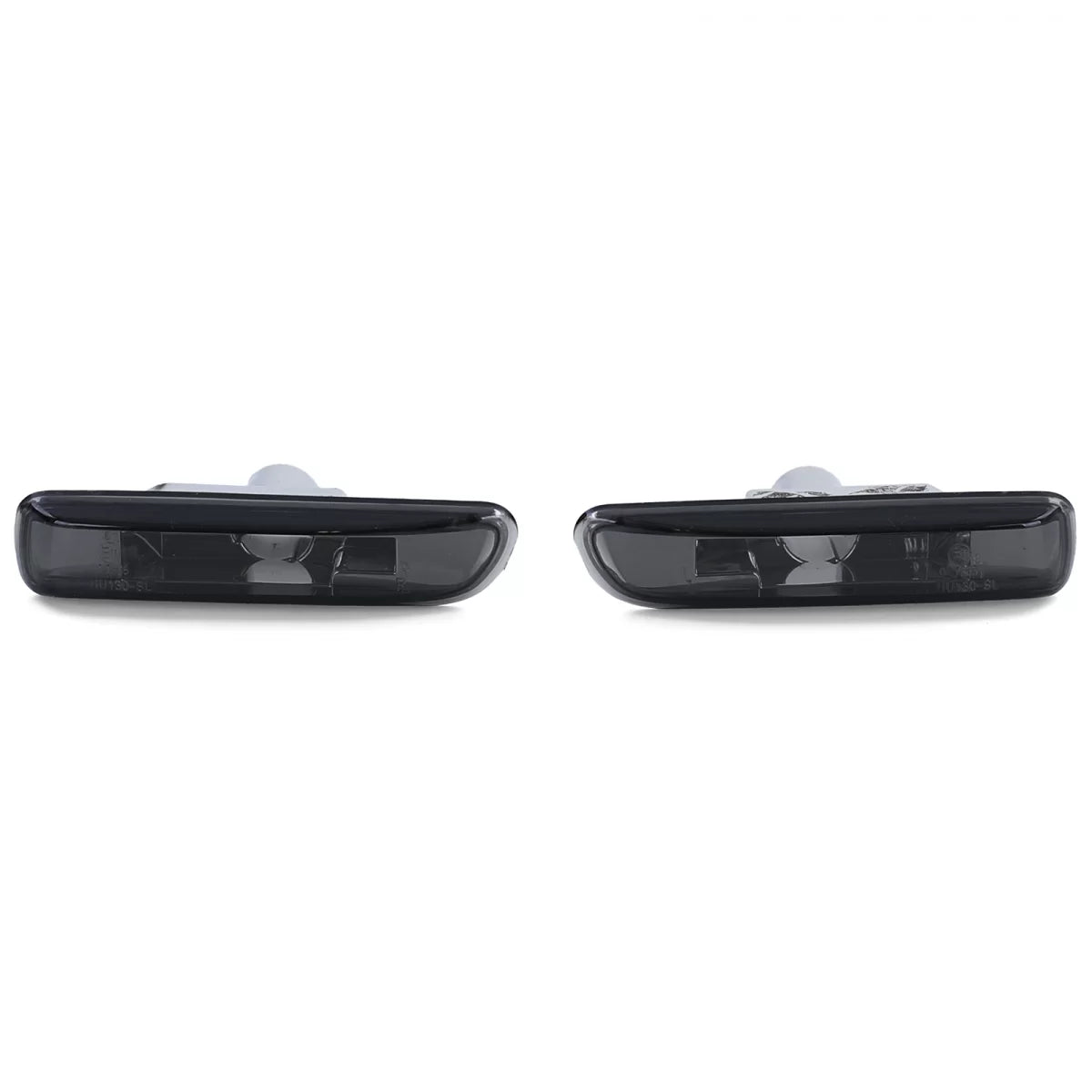 Indicatori Laterali Vetro Trasparente Fumo Nero per BMW Serie 3 E46 98-03