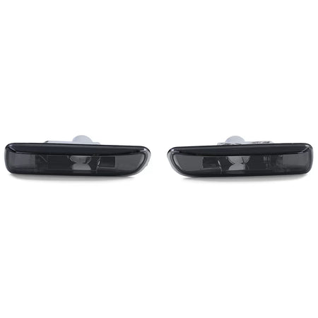 Indicatori Laterali Vetro Trasparente Fumo Nero per BMW Serie 3 E46 98-03