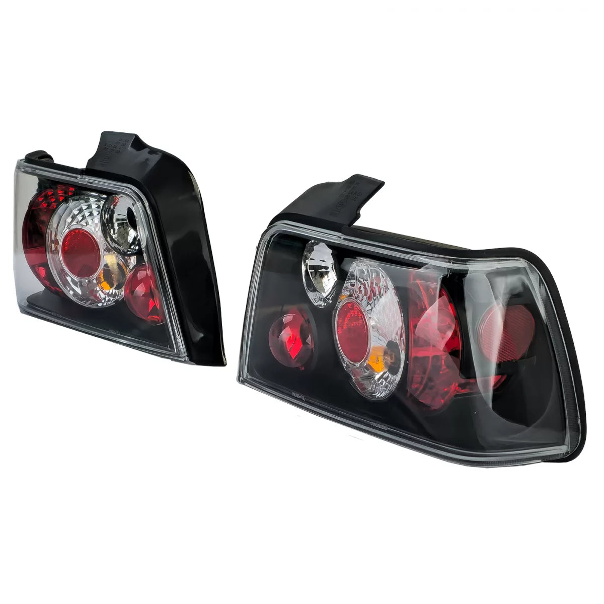 Fanali Posteriori Vetro Trasparente Neri per BMW Serie 3 E36 Berlina 1990-1998