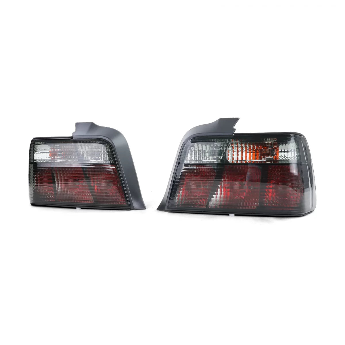 Fanali Posteriori Vetro Chiaro Fumo Nero per BMW Serie 3 E36 Berlina 1990-1999