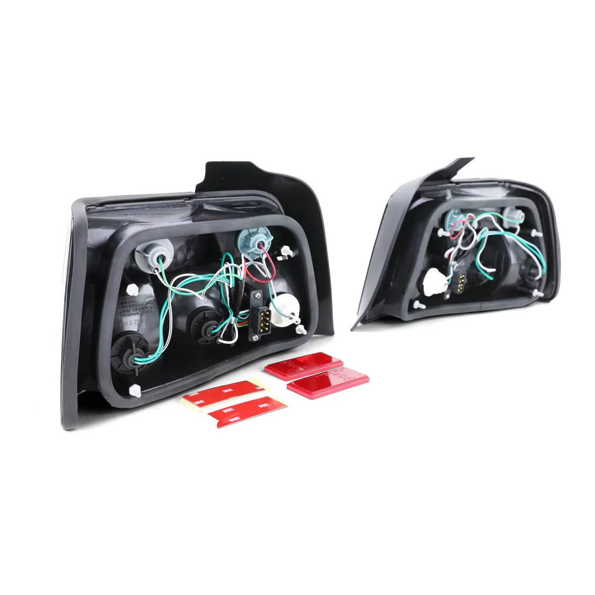 Fanali Posteriori Vetro Chiaro Fumo Nero per BMW Serie 3 E36 Berlina 1990-1999