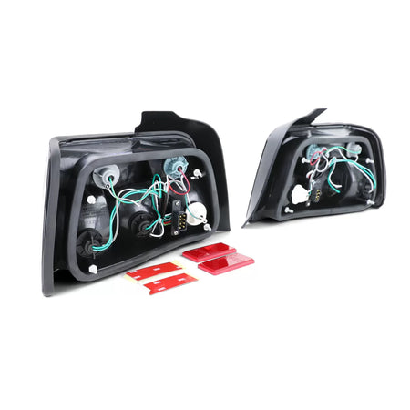 Fanali Posteriori Vetro Chiaro Fumo Nero per BMW Serie 3 E36 Berlina 1990-1999