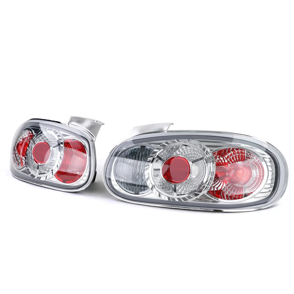 Fanali Posteriori Vetro Trasparente Coppia per Mazda MX5 Nb 1998-2005