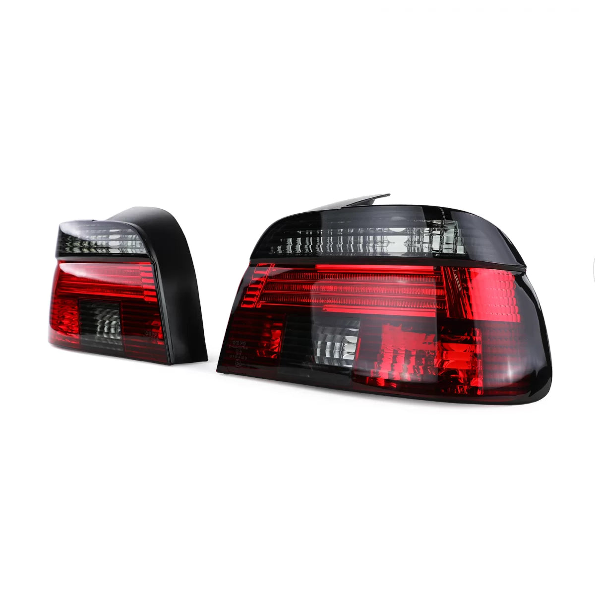 Fanali Posteriori Trasparenti Rossi Neri per BMW Serie 5 E39 Berlina 95-00