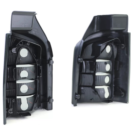Fanali Posteriori Vetro Trasparente Fumo Nero per Volkswagen Bus T5 2003-2009
