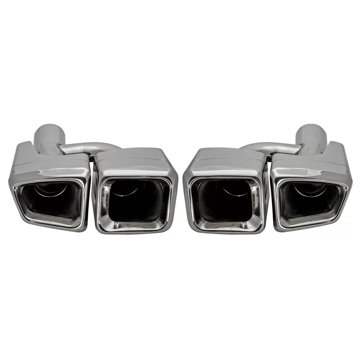 Diffusore Posteriore con Terminali Cromati per Mercedes CLS W218 2011-2018