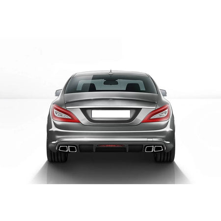 Diffusore Posteriore con Terminali Neri per Mercedes CLS W218 2011-2018