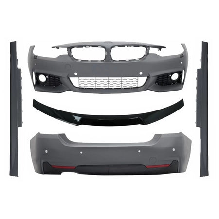 Kit Carrozzeria Completo con Spoiler Portellone Piano Nero Sport BMW Serie 4