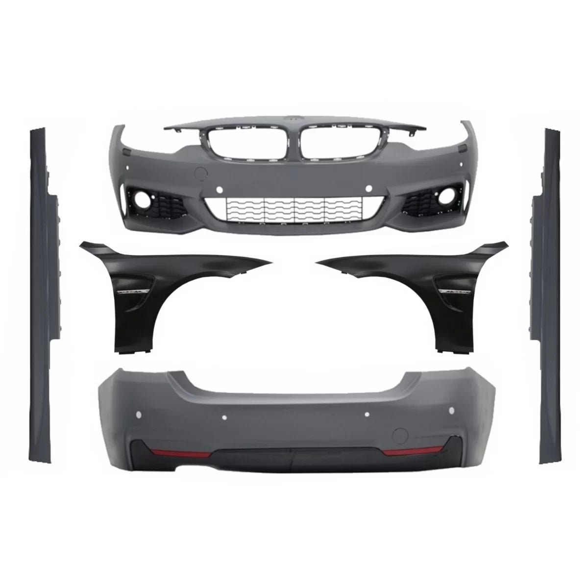 Body Kit Completo con Parafanghi Anteriori Sport per BMW Serie 4 F32 F33
