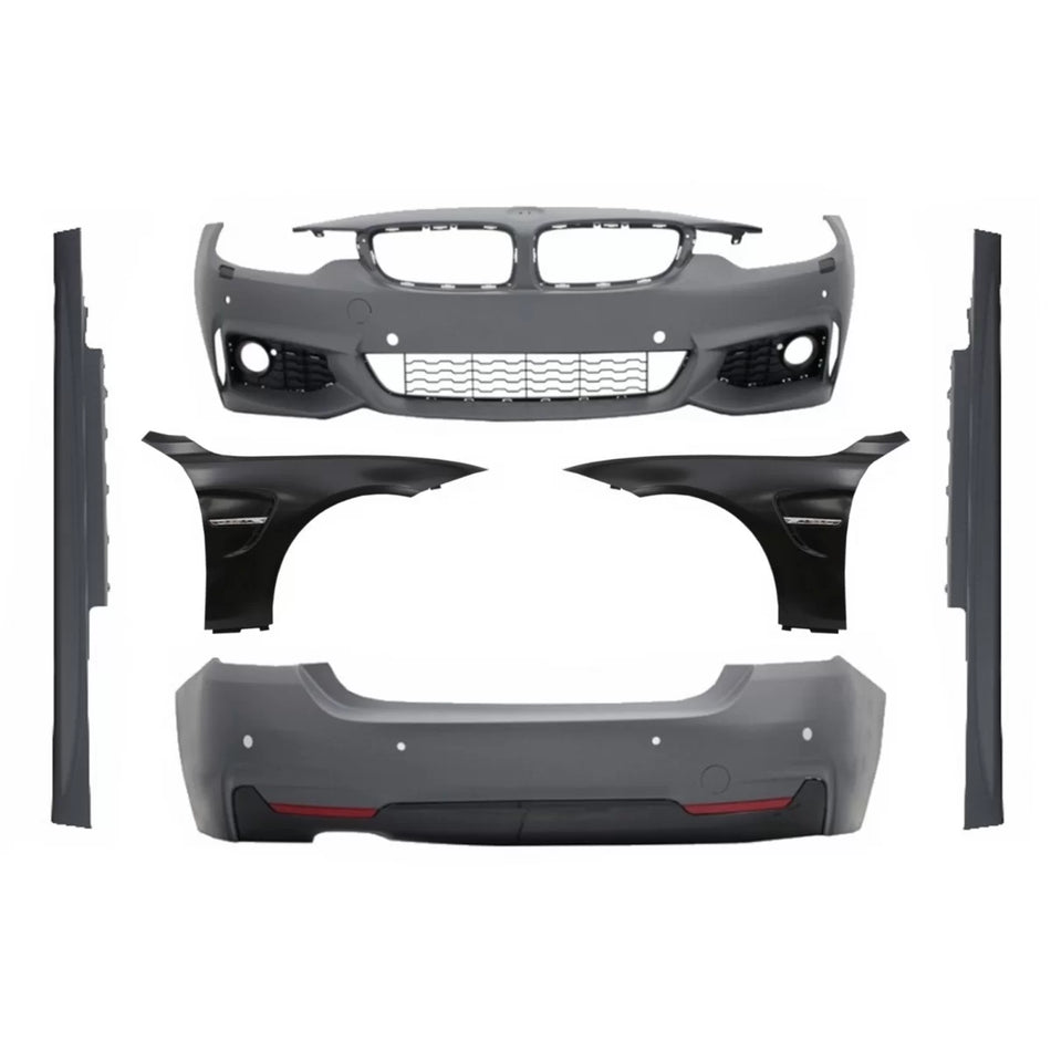 Body Kit Completo con Parafanghi Anteriori Sport per BMW Serie 4 F32 F33